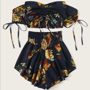 Shein Floral Set